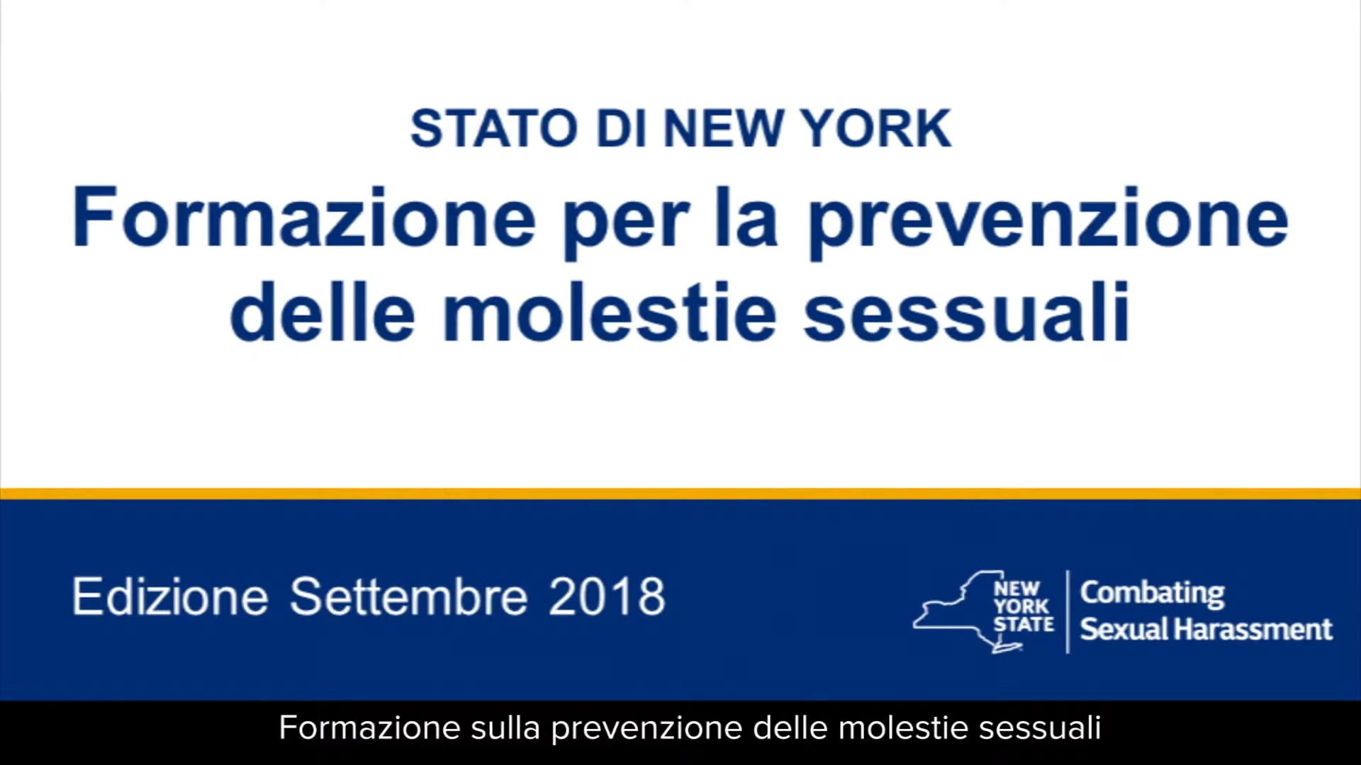 Sexual Harassment Prevention Training Part 1  Italian Subtitles 0 1 screenshot