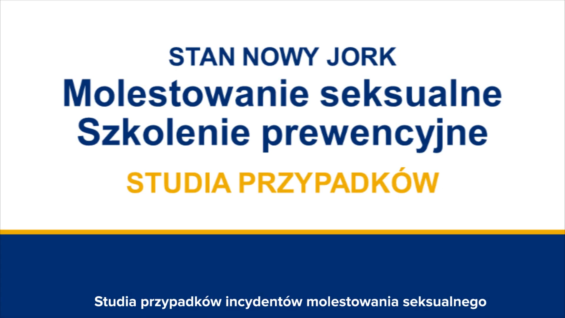 Sexual Harassment Prevention Training Part 2  Case Studies Polski (Polish) 0 1 screenshot